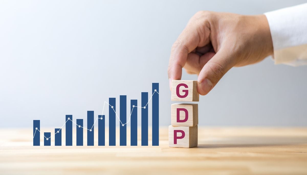A representational image showing GDP growth. — Canva