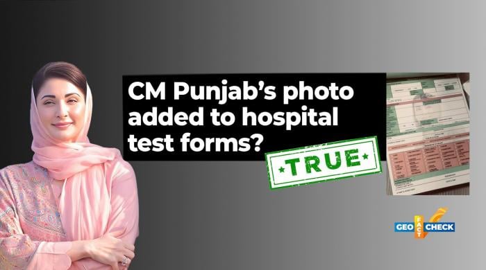 Fact-check: Yes, CM Punjab Maryam Nawaz's picture is on hospital forms in Lahore
