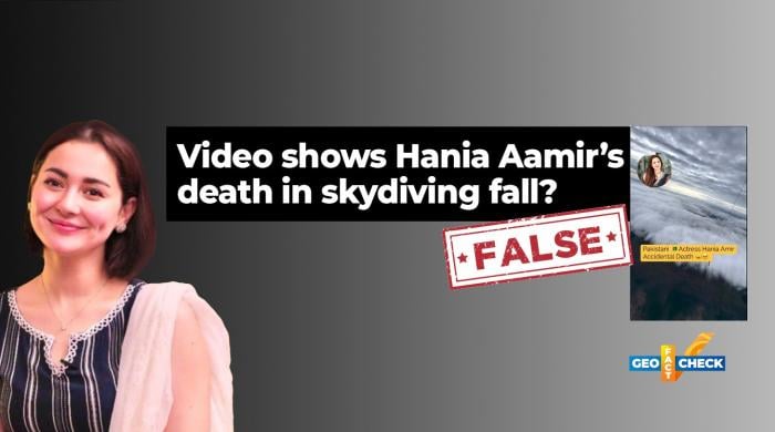 Fact-check: Viral claim of Hania Aamir's death in skydiving fall is baseless