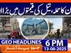 Geo News Headlines 6 PM - 13th June 2025